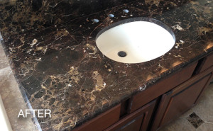 Marble Vanity Restoration Austin TX