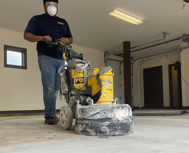 Garage Floor Prep