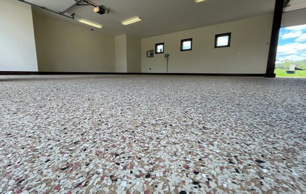 Garage Floor Transformation with Chip System